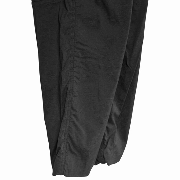 L.L.Bean Women’s Lined Cargo Pants Black Drawstring Waist Stretch Outdoor - Picture 8 of 14
